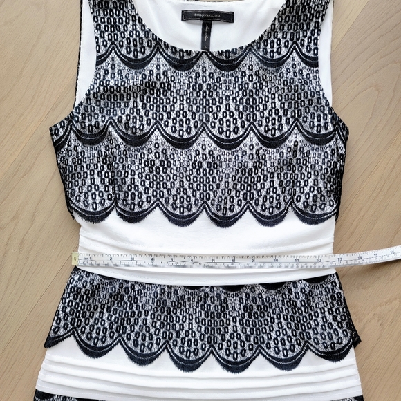 BCBGMaxAzria black and white lace dress - Picture 8 of 8